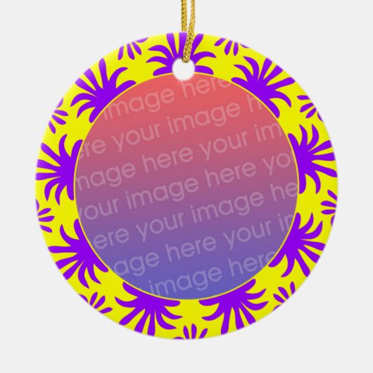 Foto Frame 09 Keramik Ornament (Vorne)