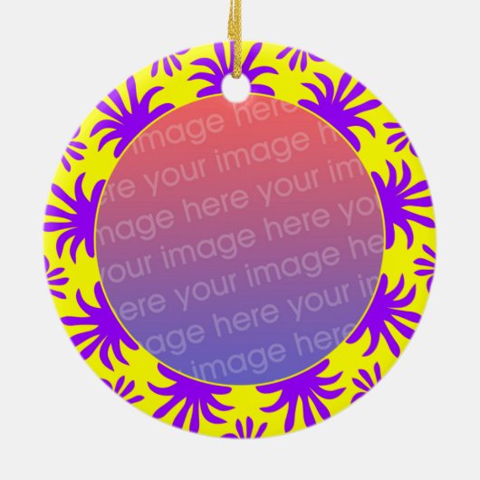 Foto Frame 09 Keramik Ornament (Hinten)