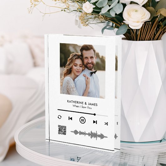 Foto-Frame für Music Player mit Personalisiertem Q Fotoblock