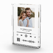 Foto-Frame für Music Player mit Personalisiertem Q Fotoblock (Rechts)