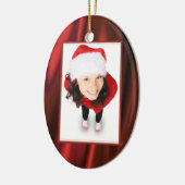 Foto Frame Template - sieht aus wie ein glatter ro Keramikornament (Links)