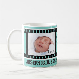 Foto Frames Movie Reel Baby Ankündigungsstationen Kaffeetasse
