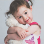 Foto, Freund, Ehegatte, Mama oder Haustier Aufkleber (Vorderseite)