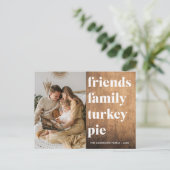 Foto | Freunde Familie Türkei Kuchen | Postca Postkarte (Stehend Vorderseite)