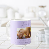 Foto-Freunde für das Leben: Violettlavender Kaffeetasse
