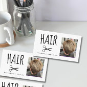 Foto Friseure Visitenkarte