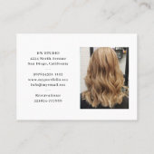 Foto Friseure Visitenkarte (Rückseite)