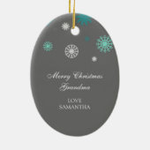 Foto-frohe Keramik Ornament (Hinten)