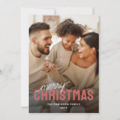 Foto Frohe Weihnachten (Vorderseite)