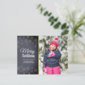 Foto Frohe Weihnachten (Stehend Vorderseite)