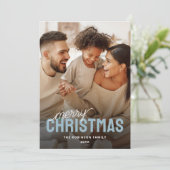 Foto Frohe Weihnachten (Stehend Vorderseite)