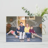 Foto frohe Weihnachten (Stehend Vorderseite)