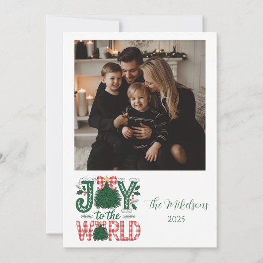 Foto Frohe Weihnachten auf der Welt (Vorderseite)