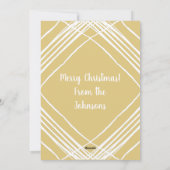 Foto Frohe Weihnachten aus Familienname Beige (Rückseite)