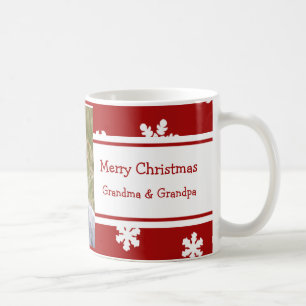 Foto Frohe Weihnachten Großeltern Tasse