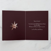 Foto frohe Weihnachten Karte (Innenseite)