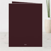 Foto frohe Weihnachten Karte (Rückseite)