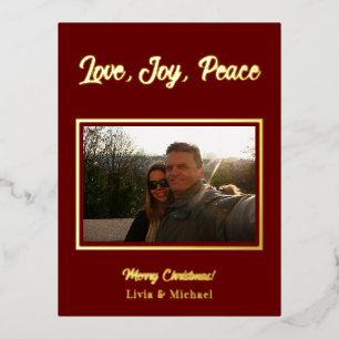 Foto Frohe Weihnachten Postkarte