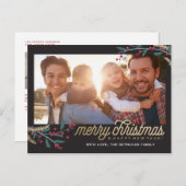 Foto | Frohe Weihnachten Postkarte (Vorne/Hinten)