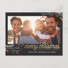 Foto | Frohe Weihnachten Postkarte