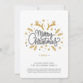 Foto Frohe Weihnachten Reindeer Weihnachten (Vorderseite)