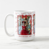 Foto Frohe Weihnachten Rote Botanische Berries Kaffeetasse (Links)
