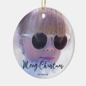 Foto Frohe Weihnachtsbaume Ornament (Links)