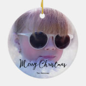 Foto Frohe Weihnachtsbaume Ornament (Hinten)