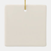 Foto frohe Weihnachtsfeier Keramikornament (Rückseite)