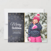 Foto Frohe Weihnachtsfeiertage Magnet (Vorderseite)