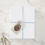 Foto Frohe Weihnachtsgeschenke Tags Geschenkanhänger (Mit Garn)