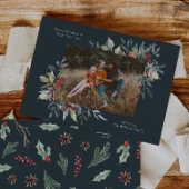 Foto Frohe Weihnachtskarte Feiertagskarte