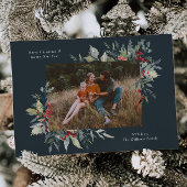 Foto Frohe Weihnachtskarte Feiertagskarte