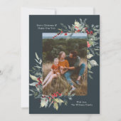 Foto Frohe Weihnachtskarte Feiertagskarte (Vorderseite)