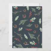 Foto Frohe Weihnachtskarte Feiertagskarte (Rückseite)