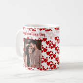 Foto Frohen Valentinstag Kaffeetasse (Vorderseite Links)
