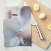 Foto "Frozen Mushroom Nature" Geschirrtuch (Viertel Falte)