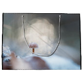 Foto "Frozen Mushroom Nature" Große Geschenktüte (Rückseite)
