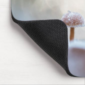 Foto "Frozen Mushroom Nature" Mousepad (Ecke)