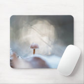 Foto "Frozen Mushroom Nature" Mousepad (Mit Mouse)