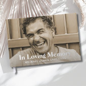 Foto Funeral Memorial Gästebuch