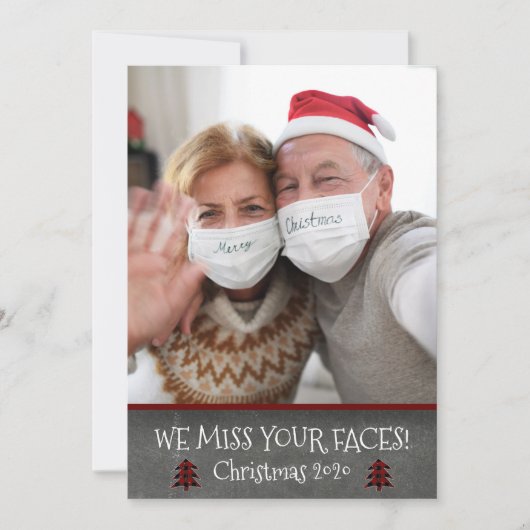 Foto Funny Miss Ihre Faces Covid Weihnachten (Vorderseite)