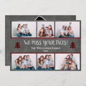 Foto Funny Miss Ihre Gesichter Masken Weihnachten (Vorne/Hinten)