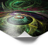 Foto für Abstrakte Kunst im Auge drucken (Ecke)