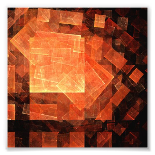 Foto für Abstrakte Kunst in Fenstern Drucken (Vorne)