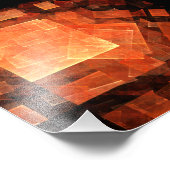 Foto für Abstrakte Kunst in Fenstern Drucken (Ecke)