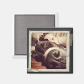 Foto für alte Papierrahmen Magnet (Vorderseite/Rückseite)