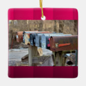 Foto für alte Postfächer Keramikornament (Vorderseite)