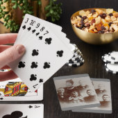 Foto für antike Collage Spielkarten (In Situ)