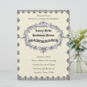 Foto für antike Ehe Einladung (Stehend Vorderseite)